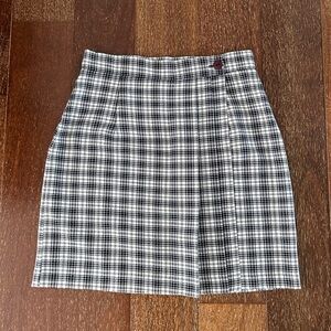 Vintage Plaid Skirt